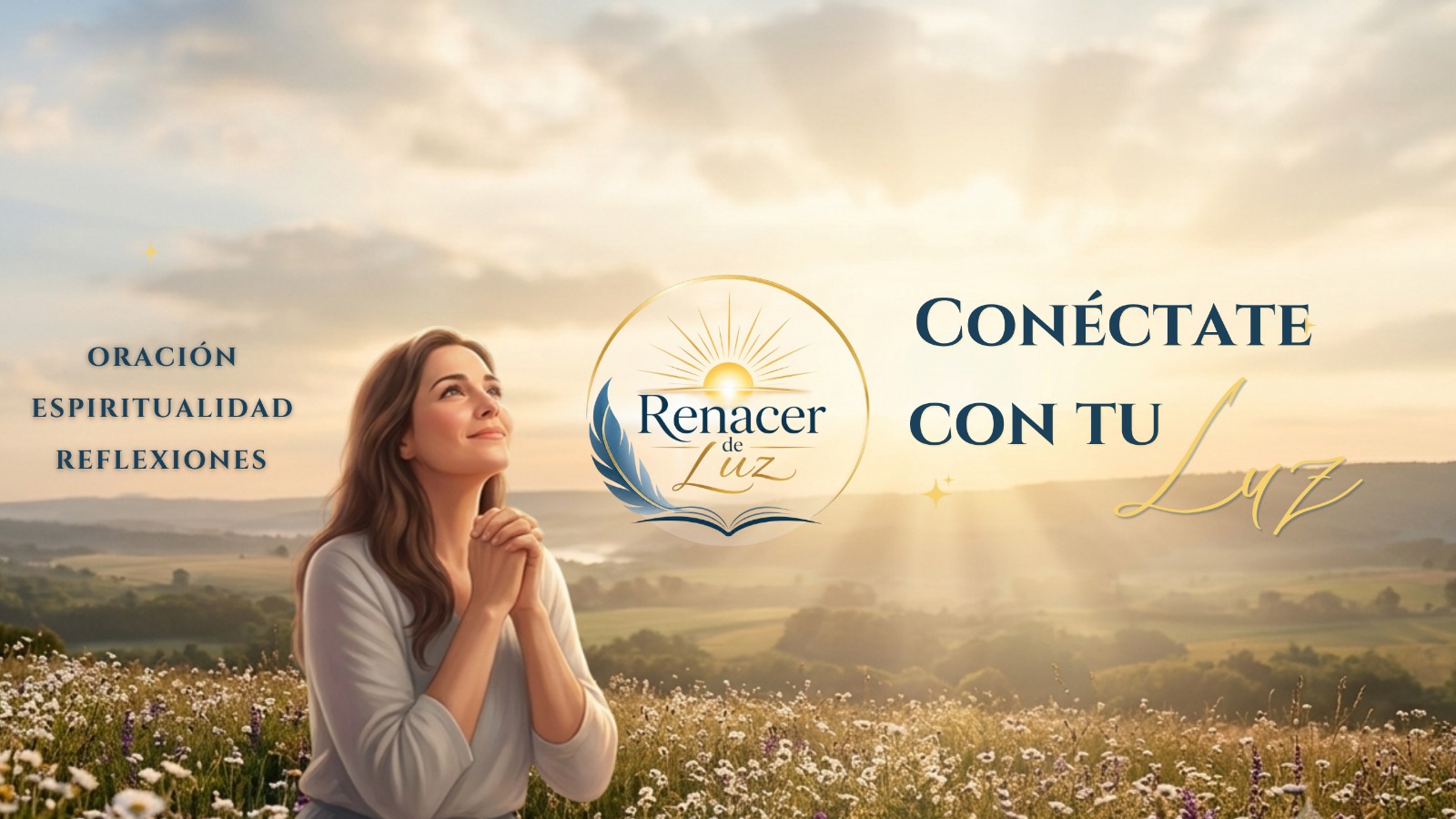 canal de YouTube de Renacer de Luz para reflexiones y oraciones en video