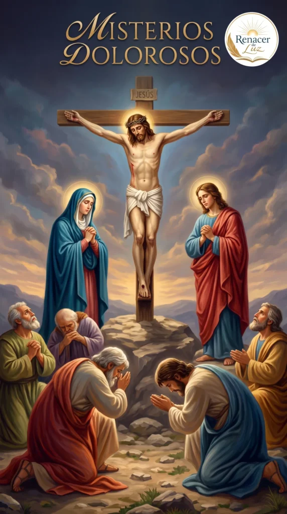 Misterios dolorosos  del Santo Rosario-RENACER DE LUZ