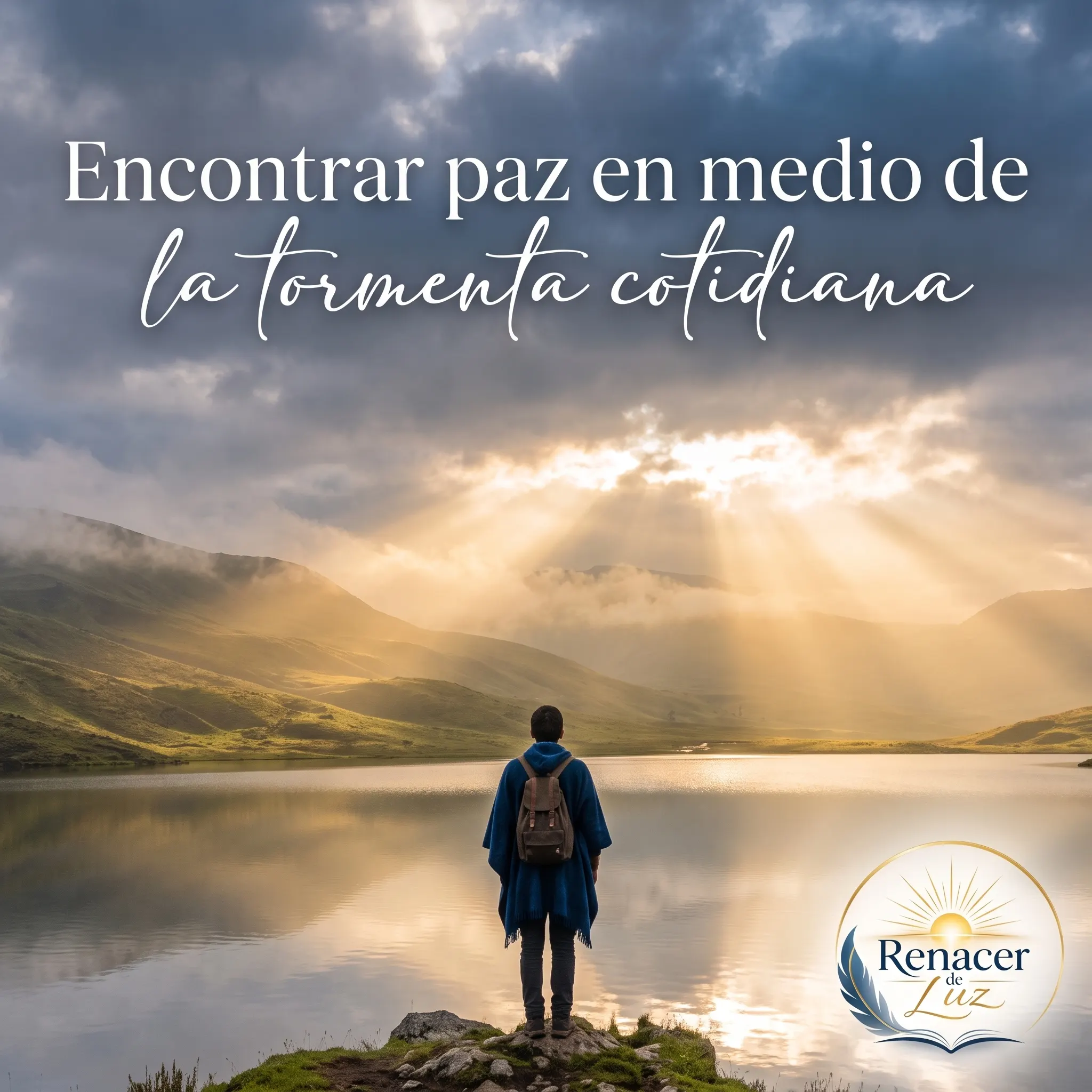 Encontrar paz en medio de la tormenta- Reflexion - Renacer de Luz